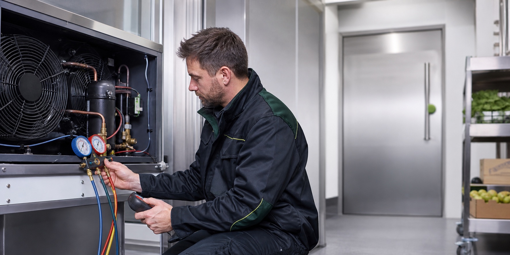 Planning refrigeration work at a Kent property